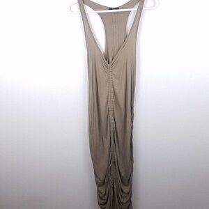 Oscar the Third Small Taupe Boho Cotton Dress